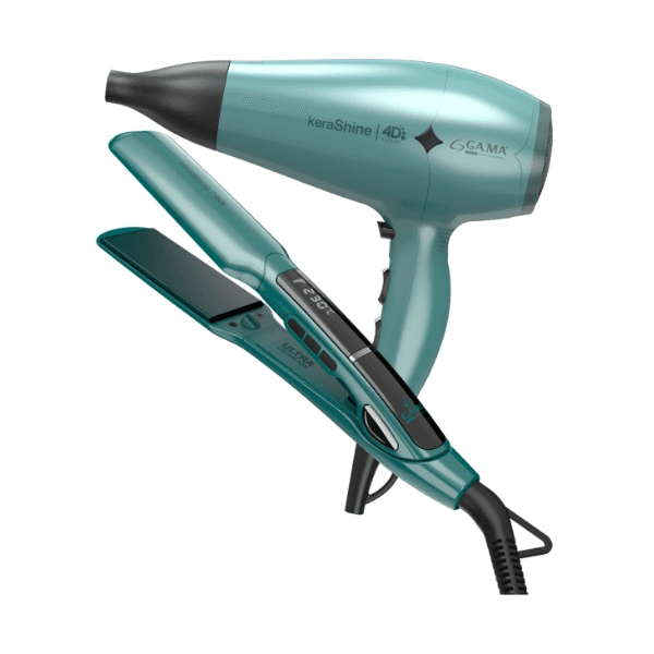 Combo Gamma Kerashine Secador/Planchita 900-7140